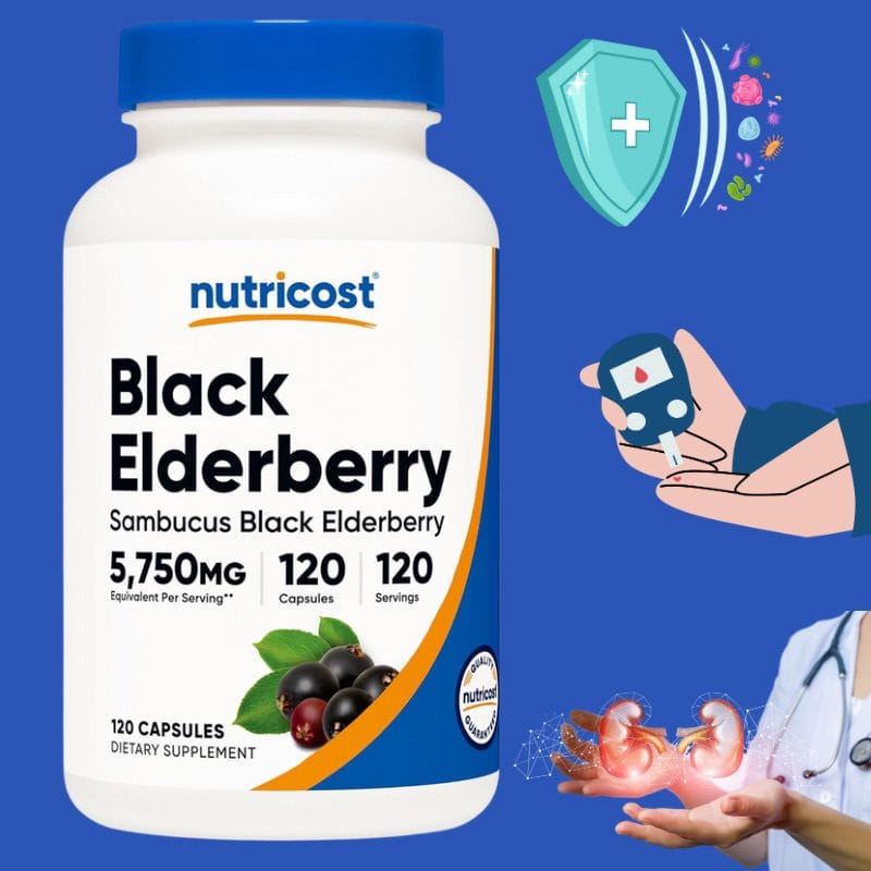 „შავი ანწლი (Black Elderberry, Sambucus nigra) – იმუნური სისტემის მხარდამჭერი ბუნებრივი ანტივირუსული ფორმულა აშშ-დან | ამერიკული მწვანე აფთიაქი“