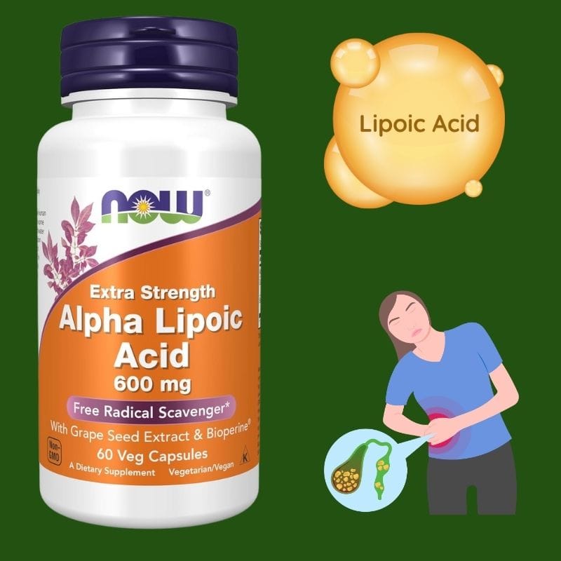 ალფა-ლიპონის მჟავა (Alpha Lipoic Acid) — უჯრედული დეტოქსის, ანტიოქსიდანტური დაცვის და ღვიძლისა და ნაღვლის ფუნქციის ბუნებრივი მხარდამჭერი | Alpha Lipoic Acid – Antioxidant Support for Liver Detox & Bile Flow | ამერიკული მწვანე აფთიაქი