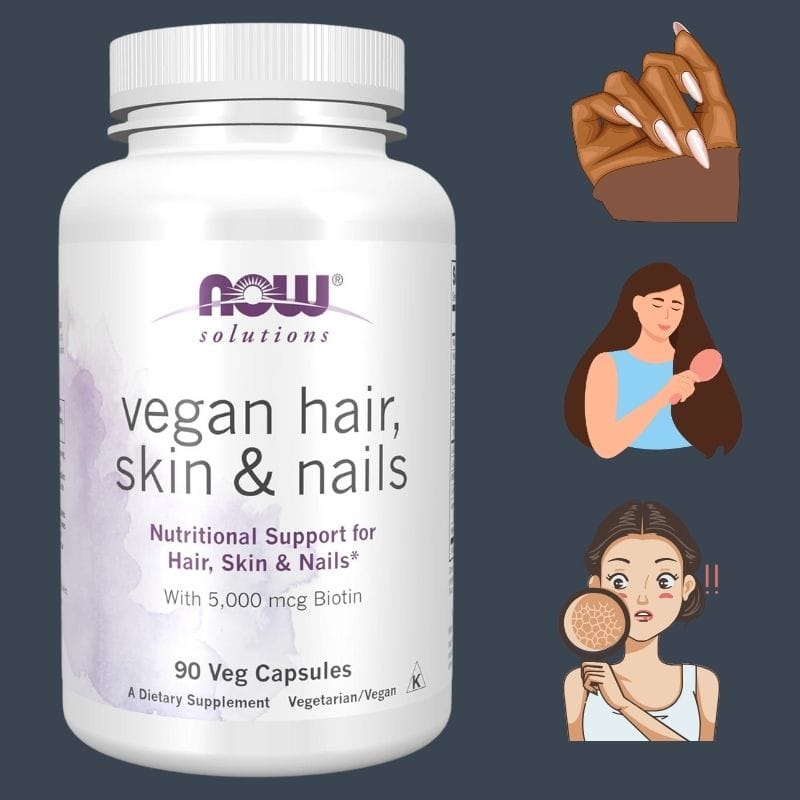 „Vegan Hair, Skin & Nails — კანის, თმისა და ფრჩხილების სიჯანსაღის და სილამაზის ბუნებრივი მხარდამჭერი | ამერიკული მწვანე აფთიაქი“